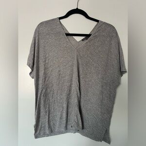 Vince Relaxed V-Neck Dolman T-Shirt